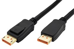 DisplayPort kabel v.2.1 (UHBR20, 16K@60Hz), DP(M) - DP(M),černý, 2m