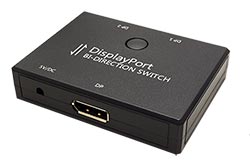 DisplayPort přepínač obousměrný 2:1 / 1:2, 4K60Hz