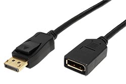DisplayPort prodlužovací kabel v.1.2 (HBR2, 4K@60Hz), DP(M) - DP(M), 3m