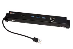 Docking station pro tablety USB3.0 A(M) + mini DP(F) -> LAN, HDMI, USB3.0