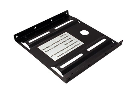 Držák HDD/SSD 2,5" (v 3,5" pozici) kovový, černý