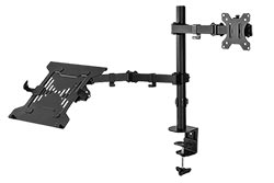 Držák LCD s držákem notebooku, 8 + 4,5kg, na stůl