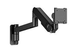 Držák na monitor do 27kg, plynová pružina, na zeď, do 57"