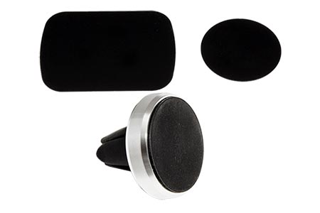 Držák na smartphone, magnetický, na ventilační mřížku auta