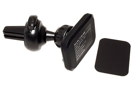 Držák na smartphone, magnetický, s kloubem, na ventilační mřížku auta