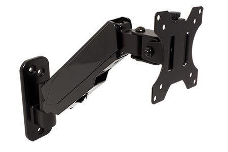 Držák pro LCD, 4 klouby, montáž na zeď, černý, max. 8kg