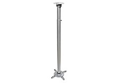 Držák projektoru, montáž na strop, 110-197cm, stříbrný, 15kg