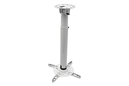 Držák projektoru, montáž na strop, 50-77cm, bílý