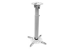 Držák projektoru, montáž na strop, 50-77cm, bílý