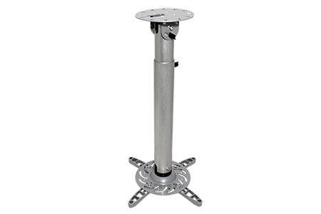 Držák projektoru, montáž na strop, 50-77cm, stříbrný