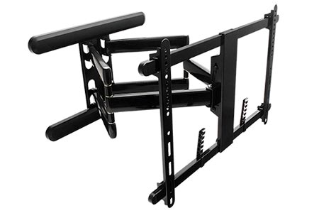 Držák TV 37 - 80" (94 - 203,2cm), nastavitelný, 70kg, černý
