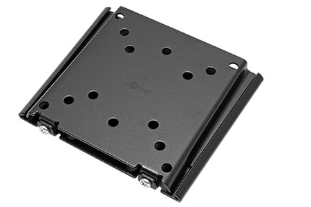 Držák TV, extra plochý, černý