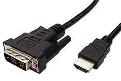 DVI-HDMI kabel, DVI-D(M) - HDMI A(M), 1,5m