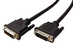 DVI kabel, DVI-D(M) - DVI-D(M), dual link, 2m