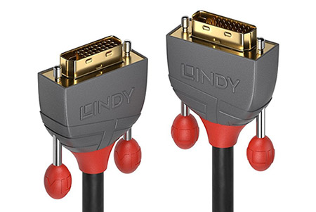 DVI kabel, DVI-D(M) - DVI-D(M), dual link, Anthra Line, 5m