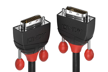 DVI kabel, DVI-D(M) - DVI-D(M), dual link, Black Line, 5m