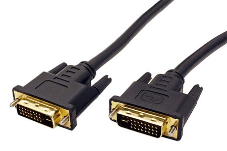 DVI kabel, DVI-I(M) - DVI-I(M), dual link, 3m