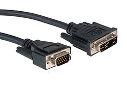 DVI - VGA kabel, DVI-A(M) / MD15HD, 5m