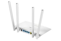 Dvoupásmový router 1x WAN 4x LAN, Wifi AC1200, bílý (WR1200)