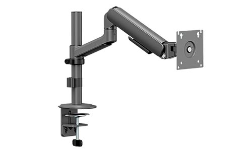 Držák pro LCD, 4 klouby, 10kg - nastavitelný, montáž na stůl, šedočerný