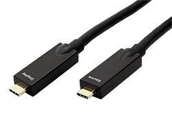 USB 10Gbps (3.2 gen 2) AOC kabel USB C(M) - USB C(M), PD 60W, 15m, černý