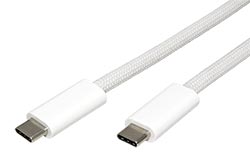USB4 40Gbps kabel USB C(M) - USB C(M), PD 240W, 2m, bílý