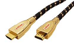 High Speed HDMI kabel s Ethernetem, Ultra-HD (18G), HDMI M - HDMI M, zlacené konektory, 1,5m