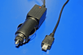 Napájecí adaptér do auta (12V-24V) - microUSB, 5V/1A, černý
