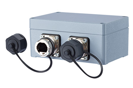 E-DAT kovový box pro 2x průmyslový modul IP67 V.1