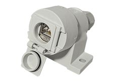 E-DAT Průmyslová zásuvka IP67 V.6, RJ45 kat. 6a