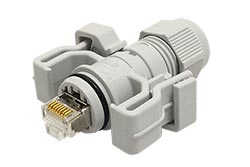 E-DAT Průmyslový konektor RJ45 kat. 6a, IP67 V.6
