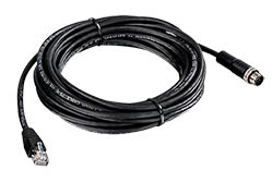 Ethernet Kabel M12  -  RJ45,  6m