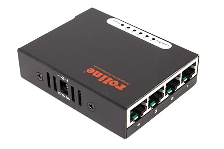 Ethernet přepínač 10/100, 5 portů, mini