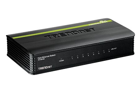 Ethernet přepínač 100Mb, 8 portů, GREENnet (TE100-S8)