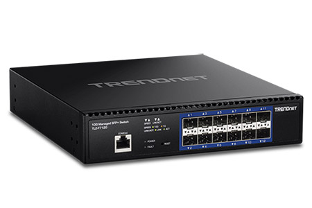 Ethernet přepínač 10Gb 12x SFP+, spravovatelný L2 (TL2-F7120)