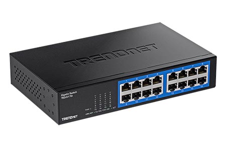 Ethernet přepínač 1Gb, 16 portů (TEG-S17D)