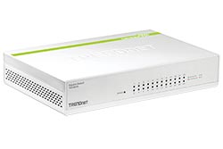 Ethernet přepínač 1Gb, 24 portů, bílý, GREENnet (TEG-S24D)