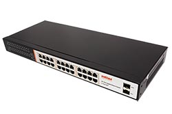 Ethernet přepínač 1Gb 26 portů (24x RJ45 + 2x SFP)