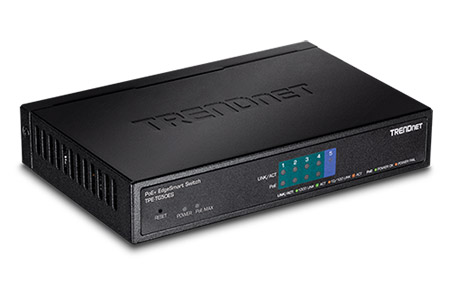 Ethernet přepínač 1Gb, 5 portů, 4x PoE+, EdgeSmart (TPE-TG50ES)