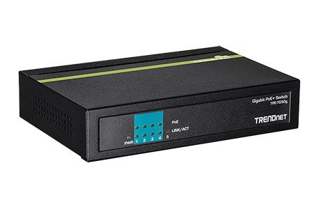 Ethernet přepínač 1Gb, 5 portů, 4x PoE+ (TPE-TG50g)