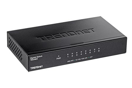 Ethernet přepínač 1Gb, 8 portů (TEG-S83)