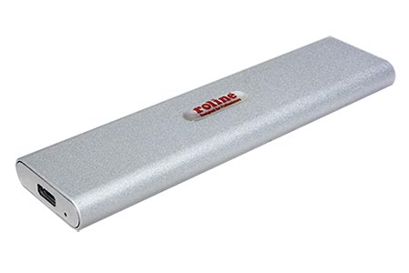 Externí box USB 10Gbps (3.2 gen 2) USB C na M.2 (klíč-M) NVMe