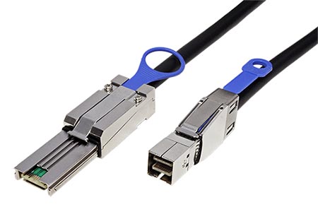 Externí mini SAS kabel SFF-8088 - SFF-8644, 6Gbps, 2m