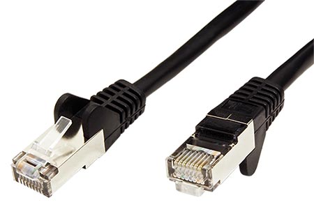 FTP patchkabel kat. 5e, 15m, černý