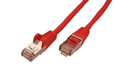 FTP patchkabel kat. 5e, 2m, červený