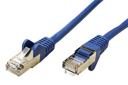 FTP patchkabel kat. 5e, 3m, modrý