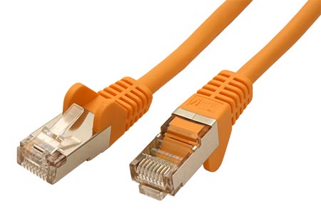 FTP patchkabel kat. 5e, 50m, žlutý