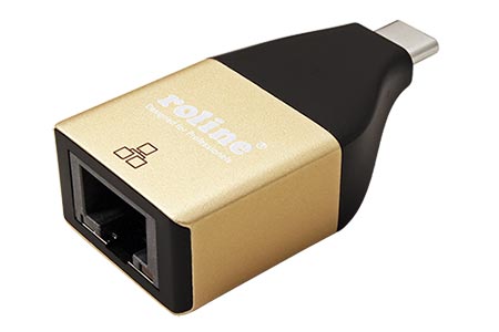 GOLD Adaptér USB C(M) -> Gigabit Ethernet