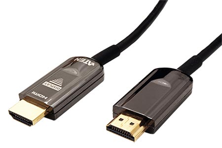 HDMI 2.0 aktivní optický kabel, 4K@60Hz, HDMI M - HDMI M, 10m (VE781010)