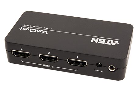 HDMI přepínač 3:1, dálkové ovládání (VS381)